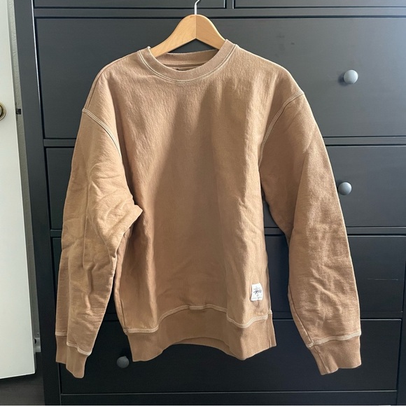 Stussy Brown Crewneck - Picture 1 of 4